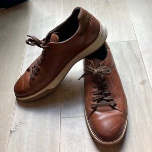 Mens Cole Haan Brown Leather Sneakers
